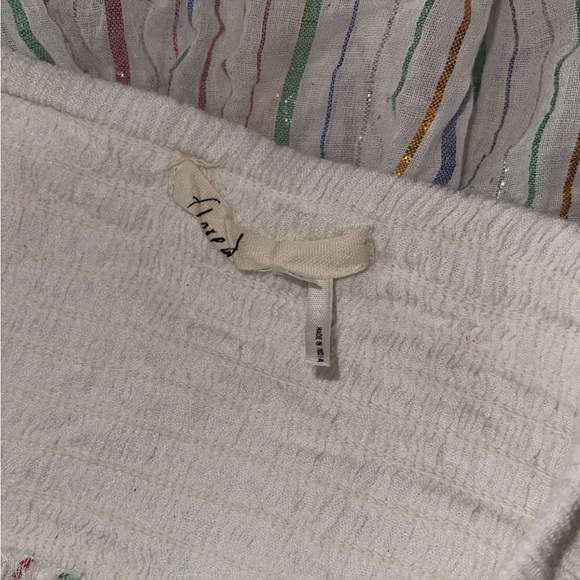 Anthropologie Floreat Embroidered Halter Top size 4 - Picture 5 of 7